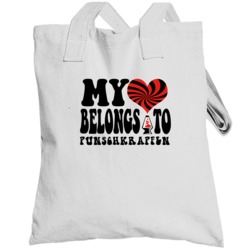 My Heart Belongs To Punschkrapfen Favorite Food Retro Totebag