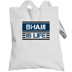 Bhajji Is Life Cool Favorite Food Retro Totebag
