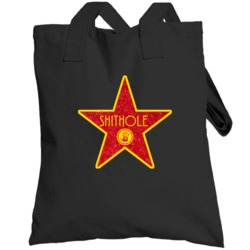 Shithole Hollywood Walk Of Fame Star Offensive Totebag