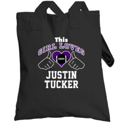 This Girl Loves Justin Tucker Baltimore Football Player Sports Fan Hea