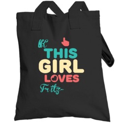 This Girl Loves Fritz-kola Fun Retro Favorite Food Totebag