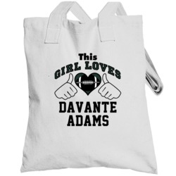 This Girl Loves Davante Adams Green Bay Football Player Sports Fan Hea