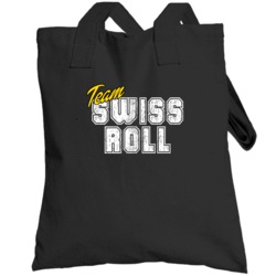 Team Swiss Roll Cool Foodie Team Food Fan Retro Totebag