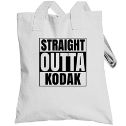 Straight Outta Kodak Tennessee City Compton Parody Totebag