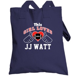 This Girl Loves Jj Watt Houston Football Player Sports Fan Heart Toteb