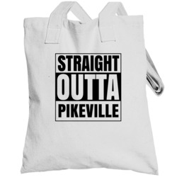 Straight Outta Pikeville Tennessee City Compton Parody Totebag