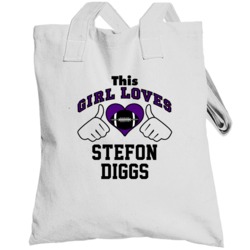 This Girl Loves Stefon Diggs Minnesota Football Player Sports Fan Hear
