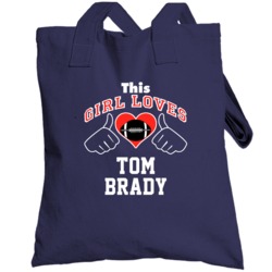 This Girl Loves Tom Brady New England Football Player Sports Fan Heart