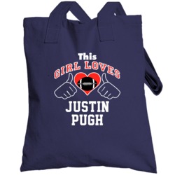 This Girl Loves Justin Pugh New York Football Player Sports Fan Heart 