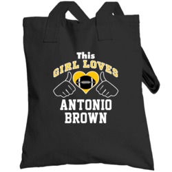 This Girl Loves Antonio Brown Pittsburgh Football Player Sports Fan He