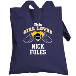 This Girl Loves Nick Foles St Louis Football Player Sports Fan Heart T