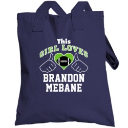 This Girl Loves Brandon Mebane Seattle Football Player Sports Fan Hear