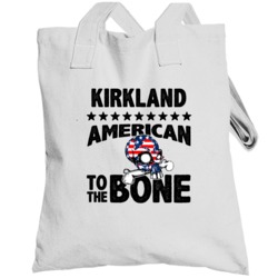 Kirkland American To The Bone Cool Usa Name Totebag