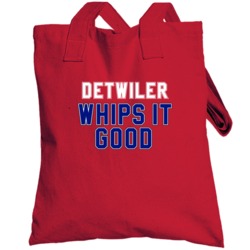 Ross Detwiler Whips It Good Atlanta Baseball Pitcher Fan Totebag