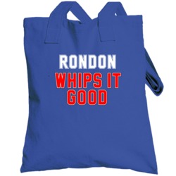 Hector Rondon Whips It Good Chicago Baseball Pitcher Fan Totebag