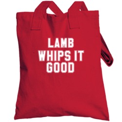John Lamb Whips It Good Cincinnati Baseball Pitcher Fan Totebag
