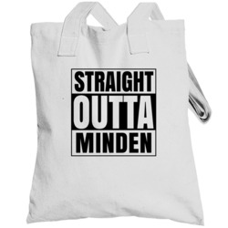 Straight Outta Minden Louisiana City Compton Parody Totebag