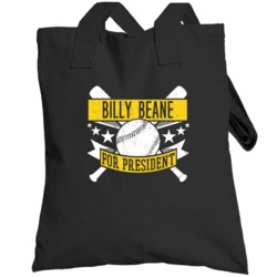 Billy Beane For President Oakland Baseball Player Funny Totebag