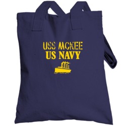 Uss Mckee Us Navy Ship Crew Totebag