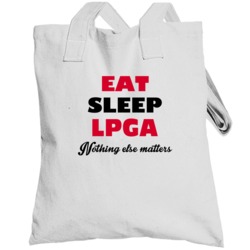 Eat Sleep Lpga Popular Golf Terms Golf Fan Totebag
