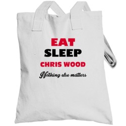 Eat Sleep Chris Wood Popular Professional Golf Player Fan Totebag