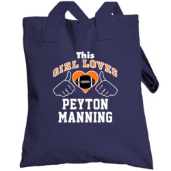 This Girl Loves Peyton Manning Denver Football Player Sports Fan Heart