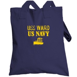 Uss Ward Us Navy Ship Crew Totebag