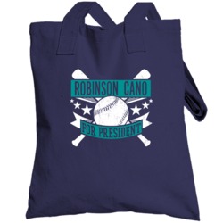 Robinson Cano For President Seattle Baseball Player Funny Totebag