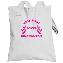 Binghamton Usa This Girl Loves Totebag