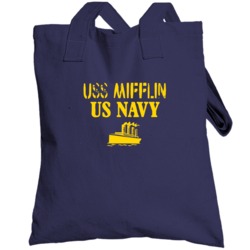 Uss Mifflin Us Navy Ship Crew Totebag