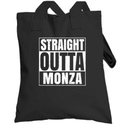 Straight Outta Monza Italy Compton Parody Grunge City Totebag
