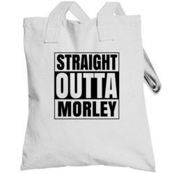 Straight Outta Morley Michigan City Compton Parody Totebag