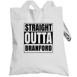 Straight Outta Branford Florida City Compton Parody Totebag
