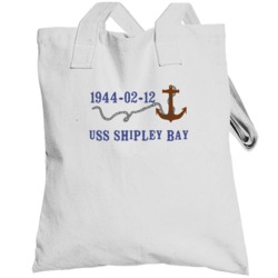 Uss Shipley Bay 16114 Anchor Navy Ship Totebag