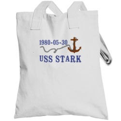 Uss Stark 29371 Anchor Navy Ship Totebag