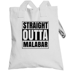 Straight Outta Malabar Florida City Compton Parody Totebag