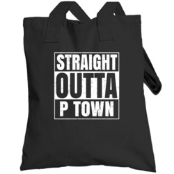 Straight Outta P Town Powder Springs Compton Parody Totebag