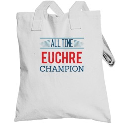 All Time  Euchre  Champion Card Games Totebag
