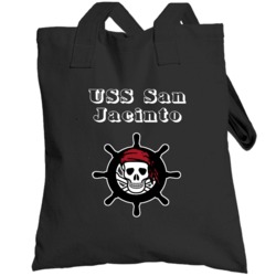 Uss San Jacinto Trending Skull Pirate Ship Totebag