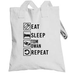 Tom Dwan Eat Sleep Gamble Repeat Pro Gamblers Totebag