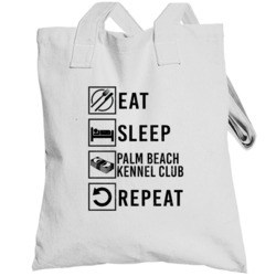 Eat Sleep Gamble Repeat Palm Beach Kennel Club Gambling Totebag
