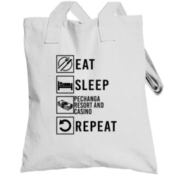 Eat Sleep Gamble Repeat Pechanga Resort And Casino Gambling Totebag
