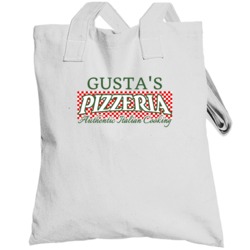Gusta's Pizzeria Personalized Name Italian Theme Totebag