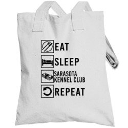 Eat Sleep Gamble Repeat Sarasota Kennel Club Gamblingt Totebag