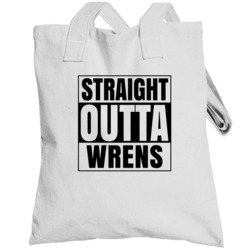 Straight Outta Wrens Georgia City Compton Parody Totebag