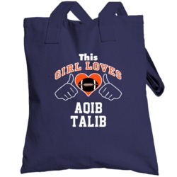 This Girl Loves Aqib Talib Denver Football Player Sports Fan Heart Tot