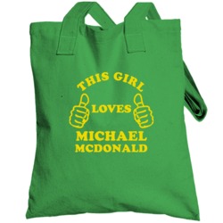 This Girls Loves Michael Mcdonald Jamaican Athlete Sports Totebag
