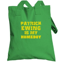 Patrick Ewing Is My Homeboy Jamaican Athlete Sports Totebag