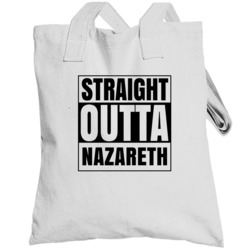 Straight Outta Nazareth Pennsylvania City Compton Parody Totebag