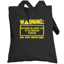 Warning Watching  The Secret Life Of The American Teenager Totebag